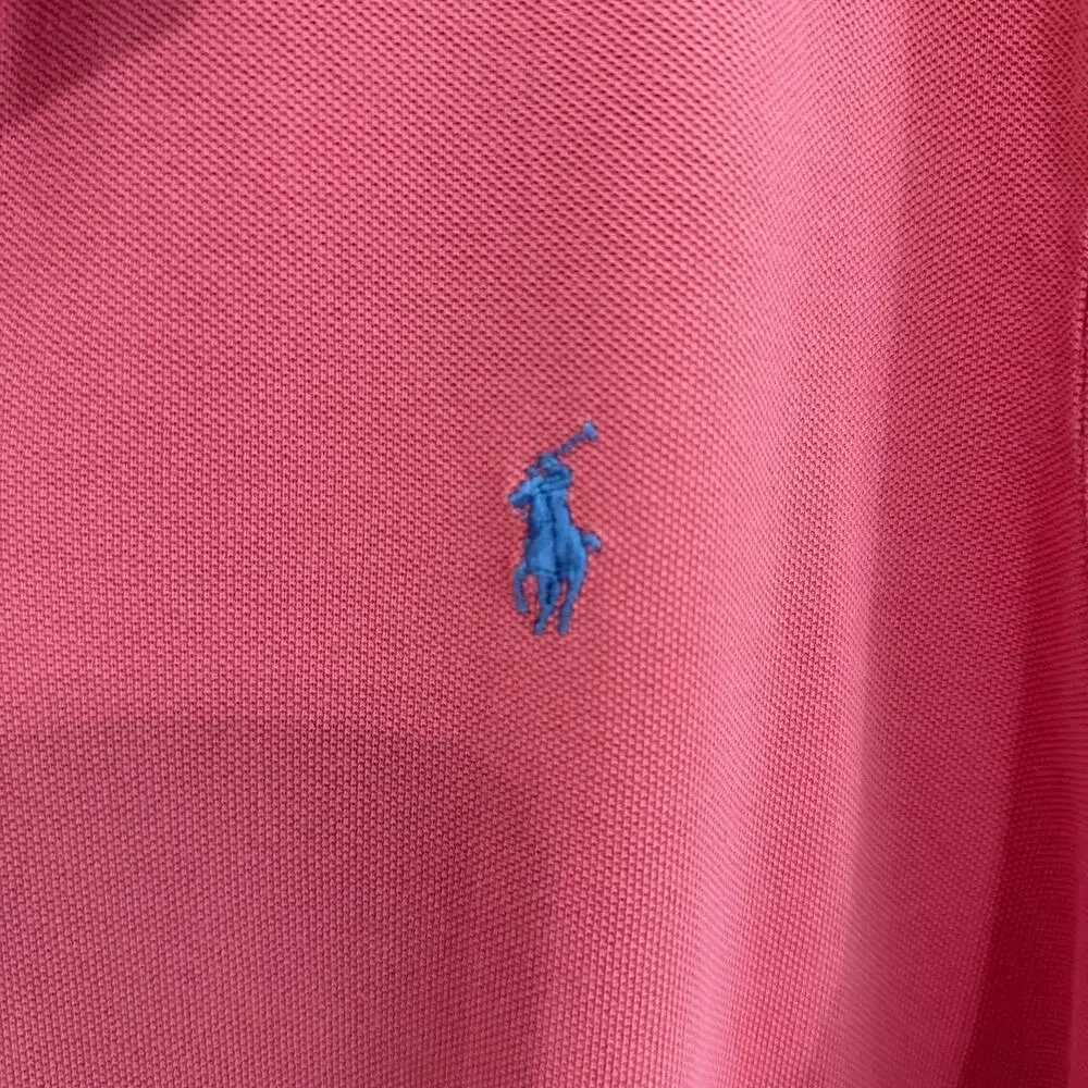 Polo Ralph Lauren Mens Pink Short Sleeve Size XL Classic Fit Cotton Preppy